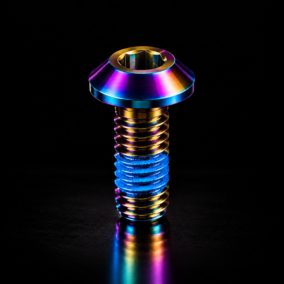 Colored Brake Rotor Bolts - Anodized Disc Screws Set