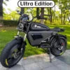 "60V50Ah Lithium Battery Electric Bicycle with Air Suspension Integrated Battery & Rear Hub Motor (Aluminum Alloy Frame)"