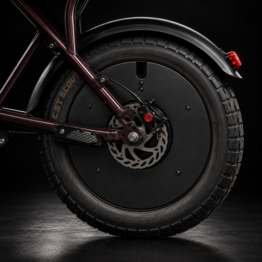 Blackout Fatbike Wheel Cover Set - 20 Inch